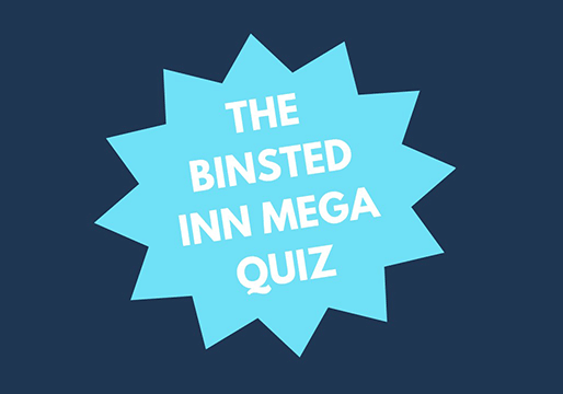 Quiz every Wednesday night at the Binsted Inn